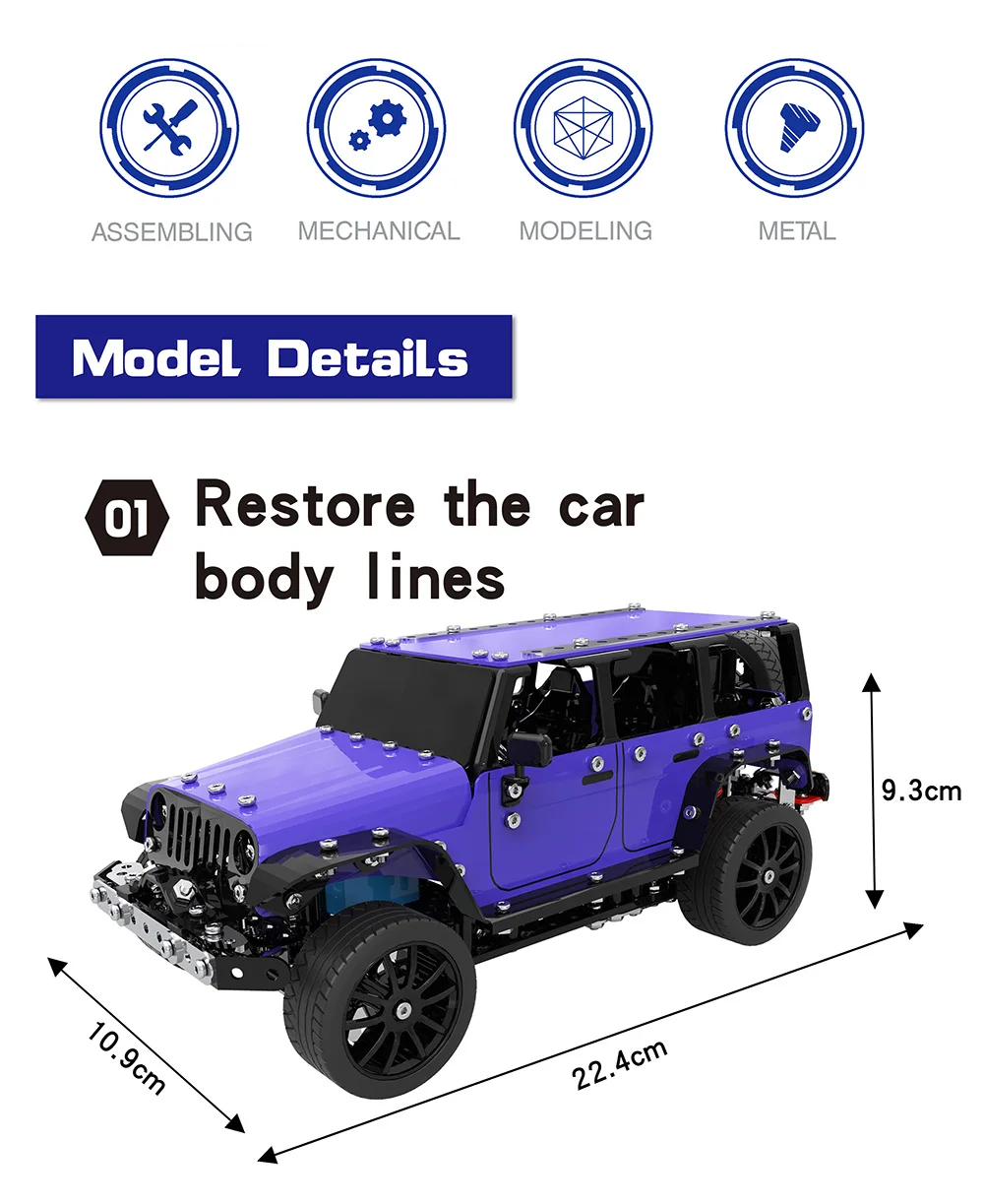SW-(RC)-004 4WD 1/16 RC автомобиль из нержавеющей стали модель для развлечения RC Jeep 2,4G 3,7 V пульт дистанционного управления Машинки Игрушки