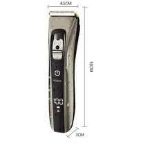 Водонепроницаемый триммер для волос борода Мужская машинка для стрижки волос перезаряжаемая электрическая машинка для стрижки волос Машинка для стрижки волос стрижка ЖК-дисплей