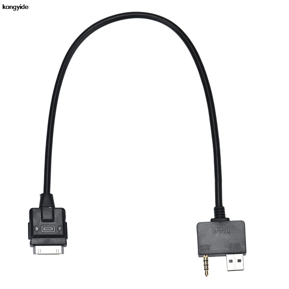 kongyide 3.5MM usb aux adapter aux input cable For HYUNDAI KIAiphone4