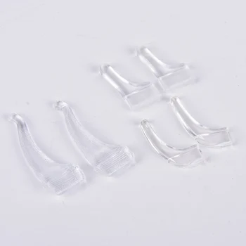 

10 Pairs soft transparent Anti Slip silicone ear hooks temple tip holder eye glasses accessories