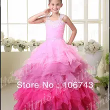 ; новинка года; Лидер продаж; нарядное бальное платье принцессы для девочек; нарядное платье с розовыми бусинами; Платья с цветочным узором для девочек