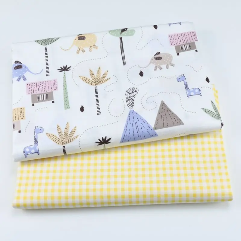

100% Cotton fabric DIY sewing uphostery craft for Baby&Children Quilting Sheets Dress Material