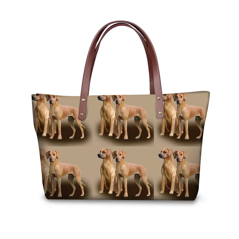 FORUDESIGNS/2 шт./компл. для женщин сумки Rhodesan Ridgeback печати рук подростков колледж Книга сумка дамы плеча Tote - Цвет: YQ3406AL