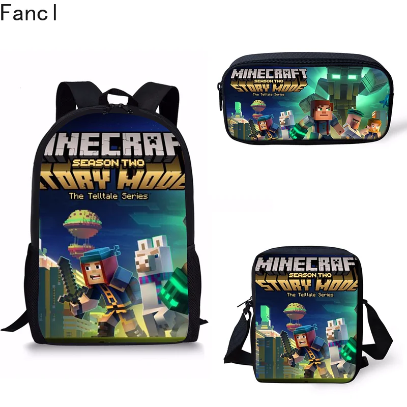 

Customized School Bag Backpack Minecraft Roblox Printing Boys Schoolbag Students Book Bags Kids School Bags Teenager Schoolbags9