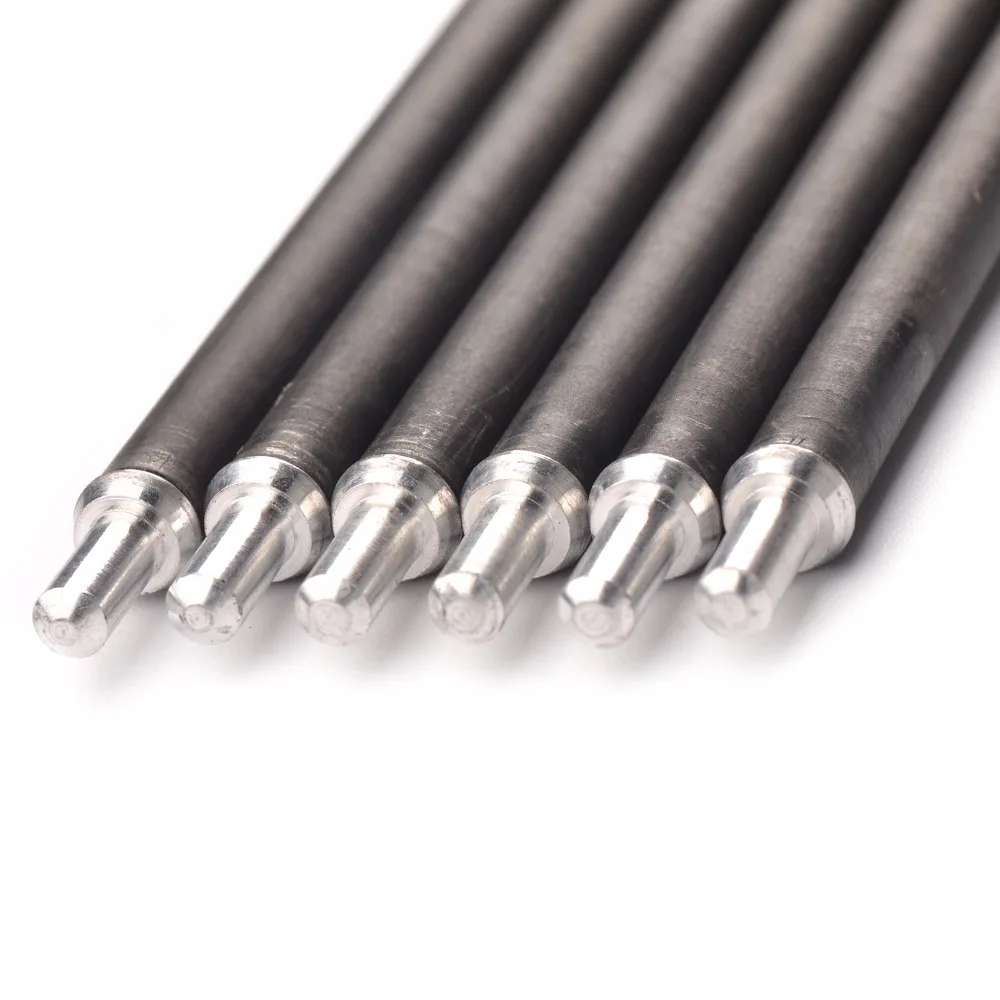 Carbono e Alumínio Dicas para a Caça Tiro com Arco Híbrido Conjunto Seta 32 Polegadas Diâmetro Exterior 5.2mm Coluna 500 Inner-tipo 6 12 Pçs X10 13 Arco e flecha