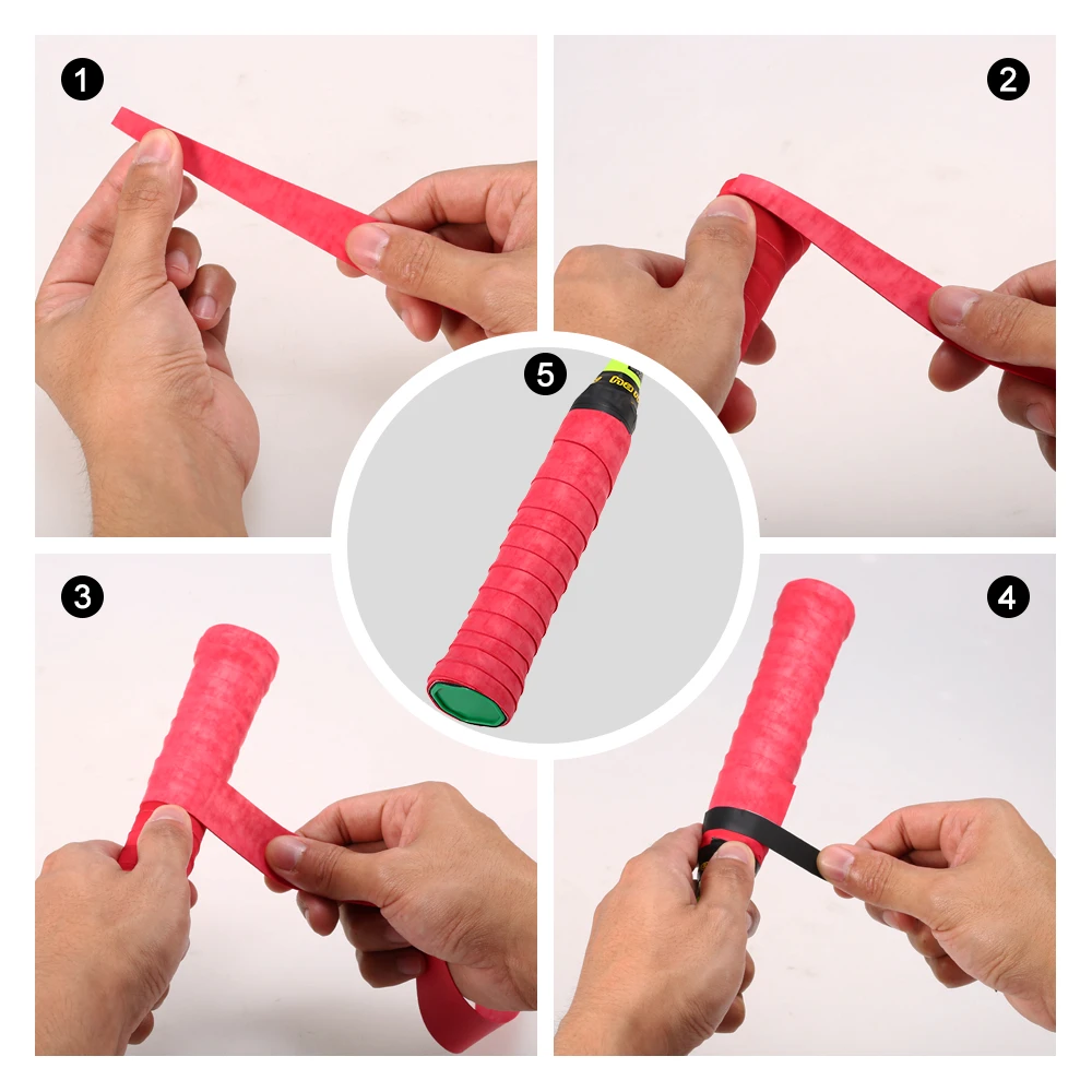 Tennis Overgrip 10/20/60pcs Tennis Badminton Squash Training Sweat Absorbed Wraps Accessories Badminton Grip Padel