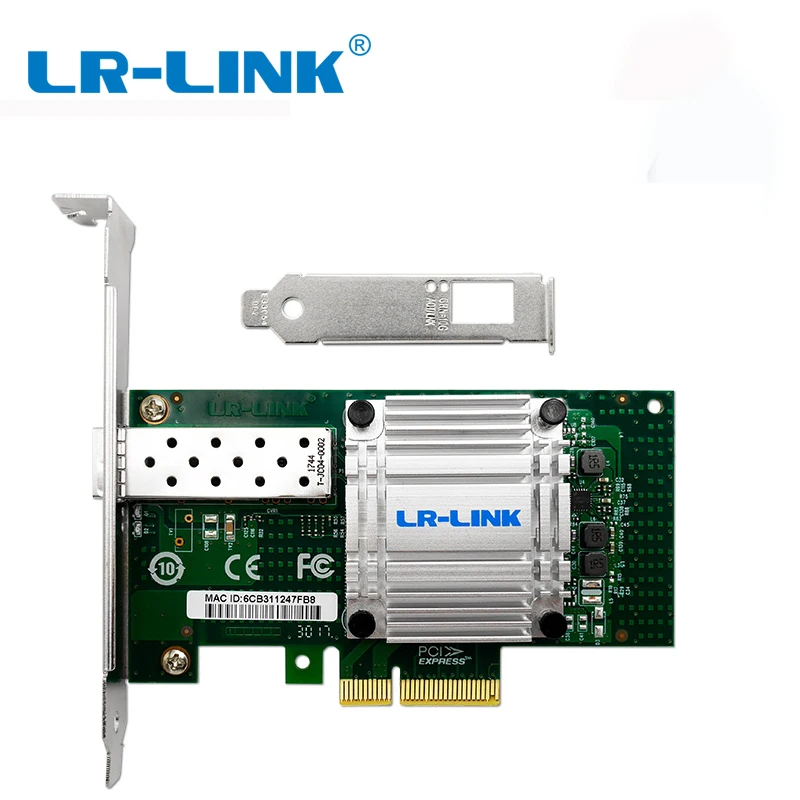 LR-LINK 6860AF-SFP+ 10Gb Ethernet Fiber Optical PCI-E x4 Network Card LAN Adapter Controller Server NIC LR-LINK 6860AF-SFP+ 10Gb Ethernet Fiber Optical PCI-E x4 Network Card LAN Adapter Controller Server NIC
