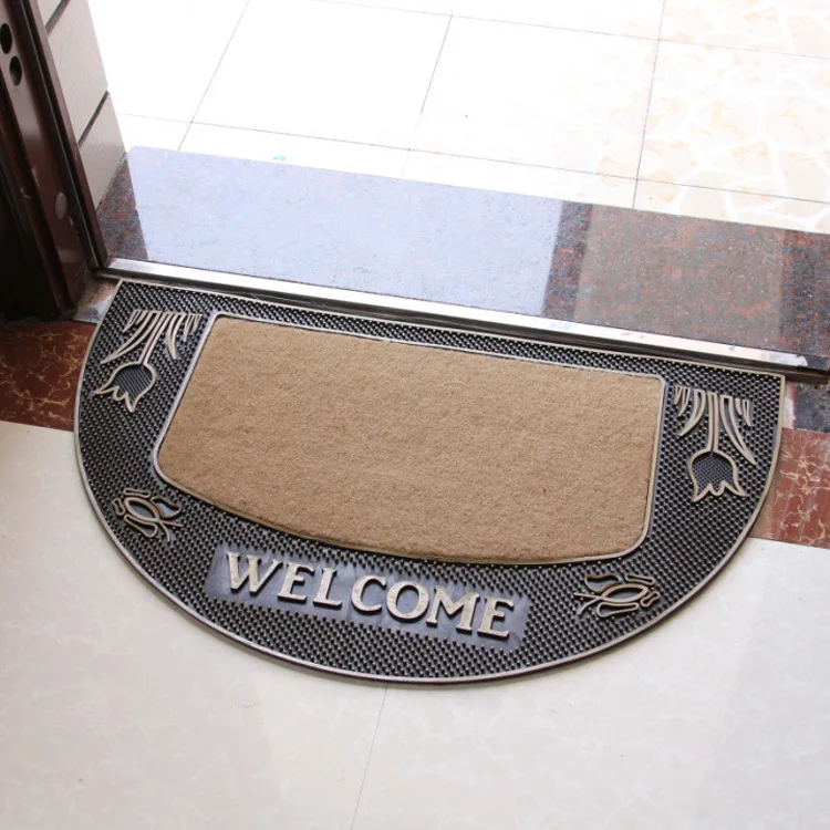 

Continental rubber door mat entry Anti-Slip dust floor mat