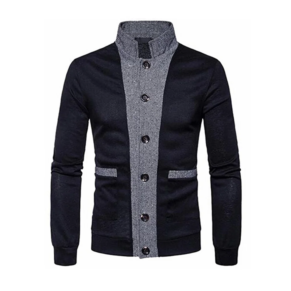 Gresanhevic New Mens Casual Slim Fit Two tone Herringbone