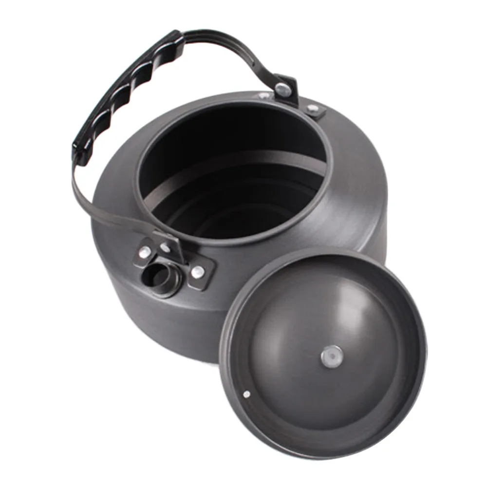 1.1L Kettle Picnic Camping Cookware tetera cafetera de aluminio al aire libre shippingBest precio