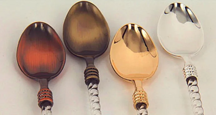 

Hot Crystal Handle Tea Coffee Spoon Ice Cream Spoon Dessert Ladle Scoop for home/bar
