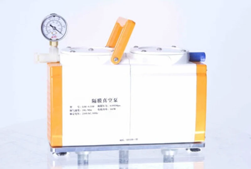 

Diaphragm Vacuum Pump Oil Free Dual Head 20 L/min GM-0.33B Antiseptic