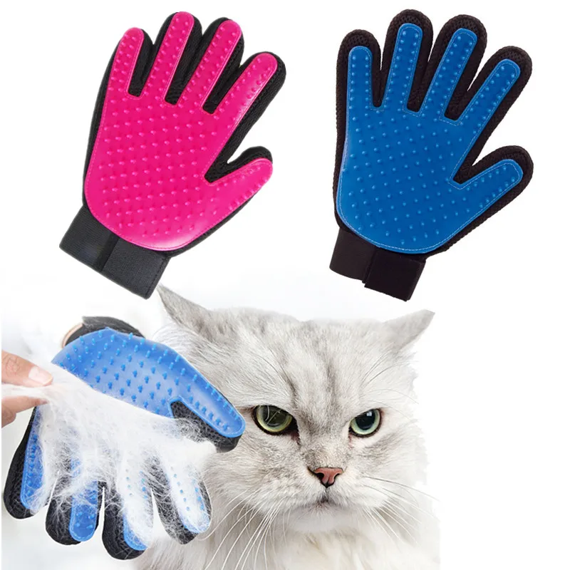 2 Style Pet Dog Cleaning Brush Glove Cat Dog Brush Comb Massage Gloves