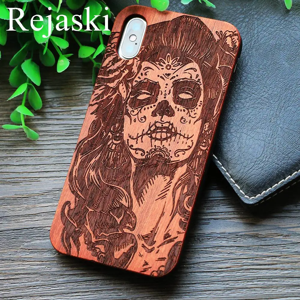 Деревянный чехол для iPhone X XS XR Xs Max 7 8 Plus 5 6 6s SE|Бамперы| |