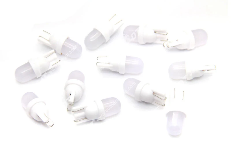

20x cold white #555 AC DC 6.3V frosted pinball led bulbs 555 wedge base no fliker non ghosting pinball machine part