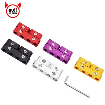 

evil energy For 8mm 9mm 10mm Diameter Engine Spark Plug Wires Separator Divider Clamp Kit Black Gold Purple Red Silver