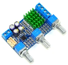 Placa de amplificador de Audio TPA3116 NE5532, 30W x 2, doble canal, alta potencia, Digital, con Control de tono, DC24V