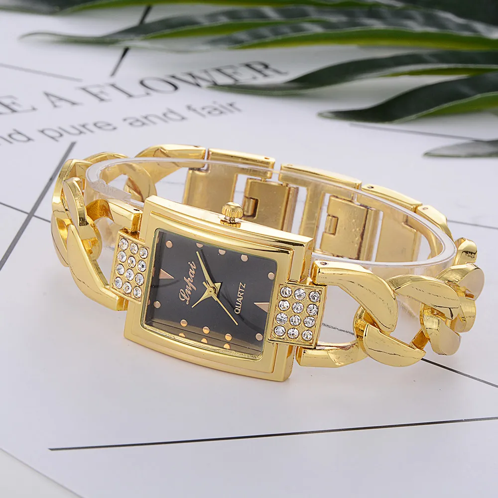 Женские часы zegarek damski bayan kol saati relojes para LVPAI Vente chaude De Mode De Lux Femmes Montre Femmes браслет