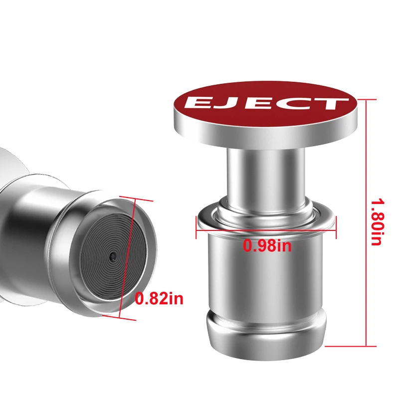 Автомобильный прикуриватель Aokin, кнопка извлечения противопожарных ракеты, замена 12 В, аксессуар, Кнопочная кнопка для большинства автомобильных транспортных средств
