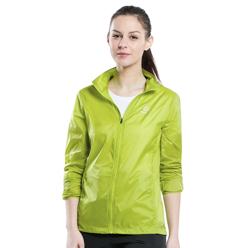 Tectop Women Breathable Hiking Jacket Waterproof Coats Polyester