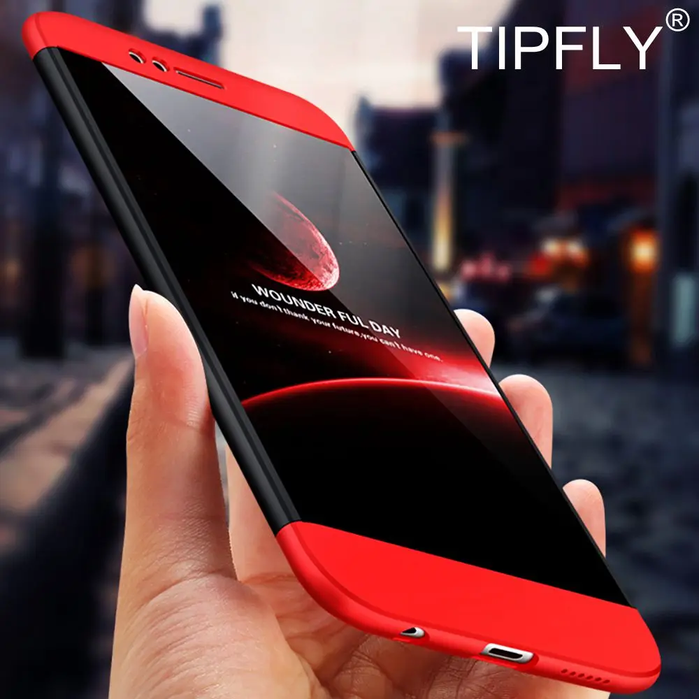 TIPFLY Роскошные дело полная защита для huawei Nova 2 Броня ПК задняя крышка Три Раздел