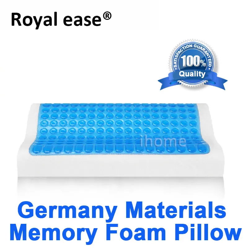 

ROYAL EASE Comfort Sleep Cool Gel Pillow Hydrogel Memory Foam Pillow Anti Stiff Neck Pain Sleeping Cervical Spine Rehabilitation