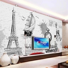 Пользовательские обои 3d фото фрески лошадь стерео креативное пространство украшения ТВ фон обои для стен Фреска 3d обои