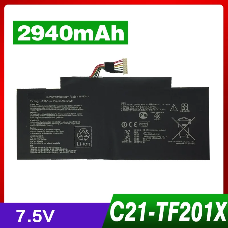 

2940mAh laptop battery for ASUS Eee Pad C21-TF201X TF201-1B002A TF201-1I076A TF201-1B04 TF201-B1-CG Tf300 TF300TG TF201