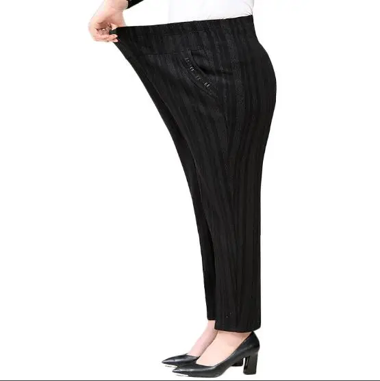 Модные бархатные повседневные свободные женские брюки с эластичной резинкой на талии больших размеров LJ90