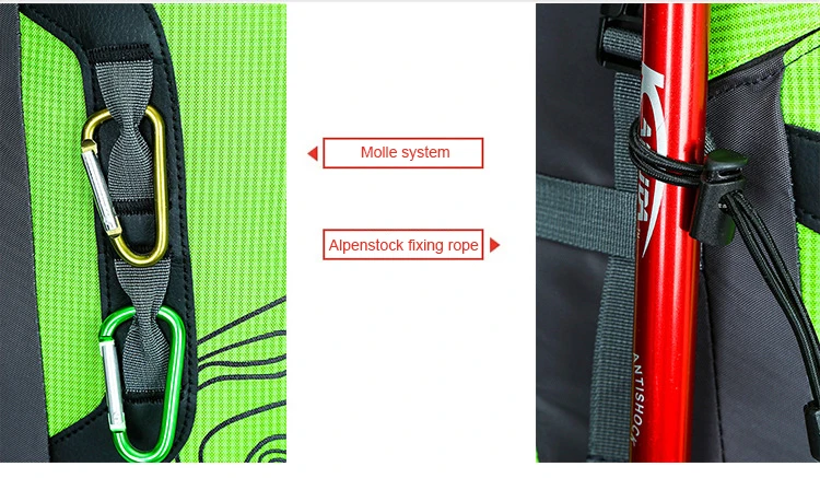 Открытый 80L Specailized альпинистский походный рюкзак большой емкости походный рюкзак Водонепроницаемый дорожный альпинистский рюкзак