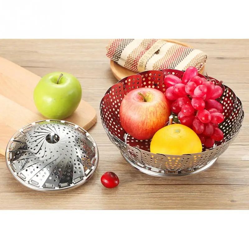 Multi purpose Premium Vegetable Steamer Basket 100 High grade Stainless Steel For Chef on