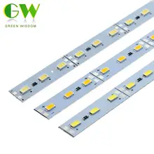 Светодиодный светильник 5630 SMD DC12V 36 светодиодный s 50 см высокая яркость светодиодный жесткий светильник для кухни под шкаф витрина 10 шт./лот