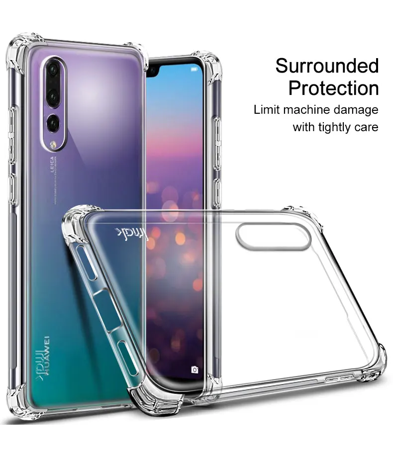 Чехол IMAK с подушкой безопасности для Huawei P20 Pro Lite противоударный мягкий