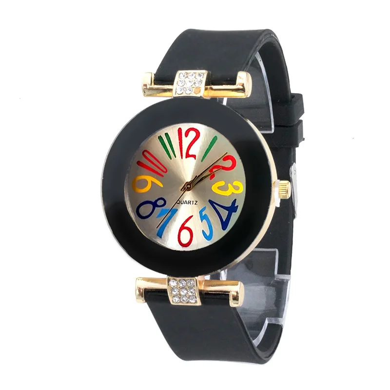 

Relogios Hot Sale Multiple Colour Fashion Jelly Silicone Women Dress Watch Lady Casual brand Geneva Sport Digital quartz watch
