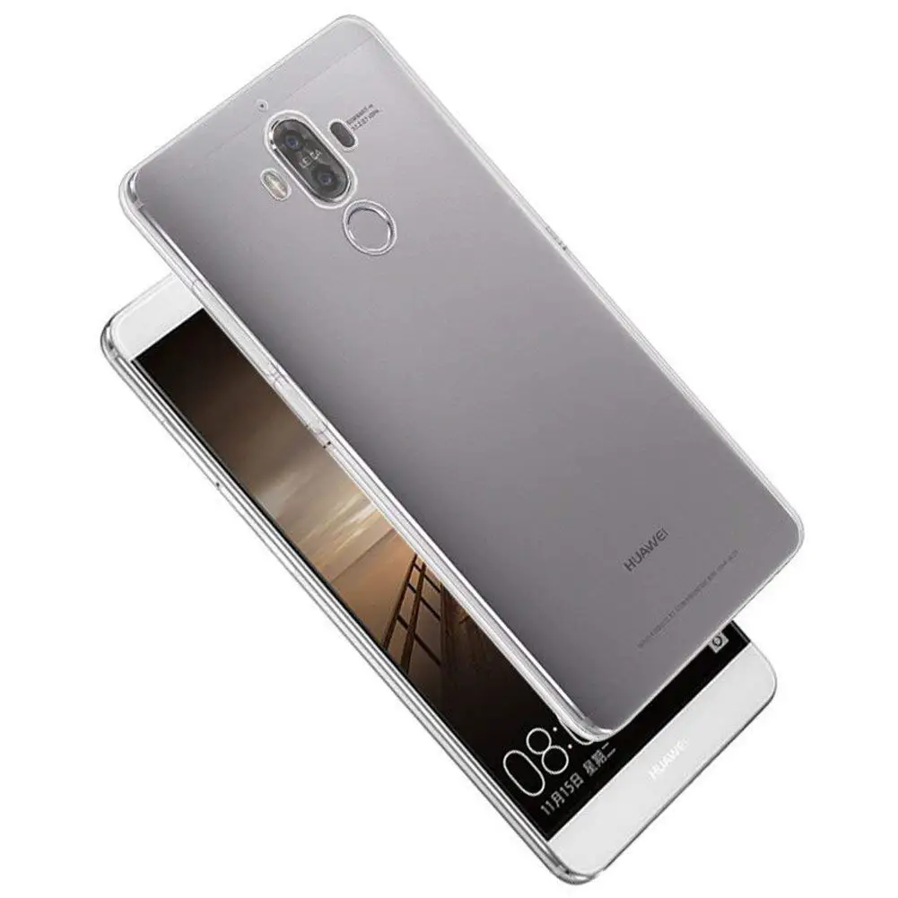 Чехол для huawei mate 9 TPU Силиконовый прочный прозрачный мягкий чехол Pro защитный на