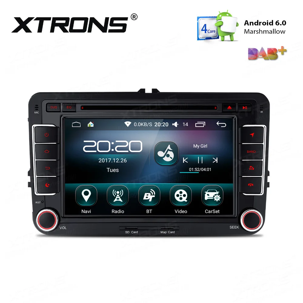XTRONS 7 &quotAndroid головное устройство стерео радио gps видео Автомобильный DVD плеер для