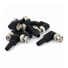 100 шт./лот Аксессуары системы скрытого видеонаблюдения BNC Пластик RG58 RG59 кабель коаксиальный разъем адаптера для видеонаблюдения Камера Системы bnc-113