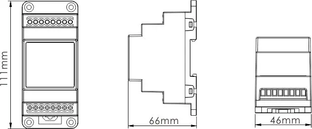 BC-331-DIN 0-10 В 1-10 В в ШИМ светодиодный затемнения водитель, DC12-24V вход, 18A * 1CH выход на din-рейку затемнения светодиодный затемнения питания