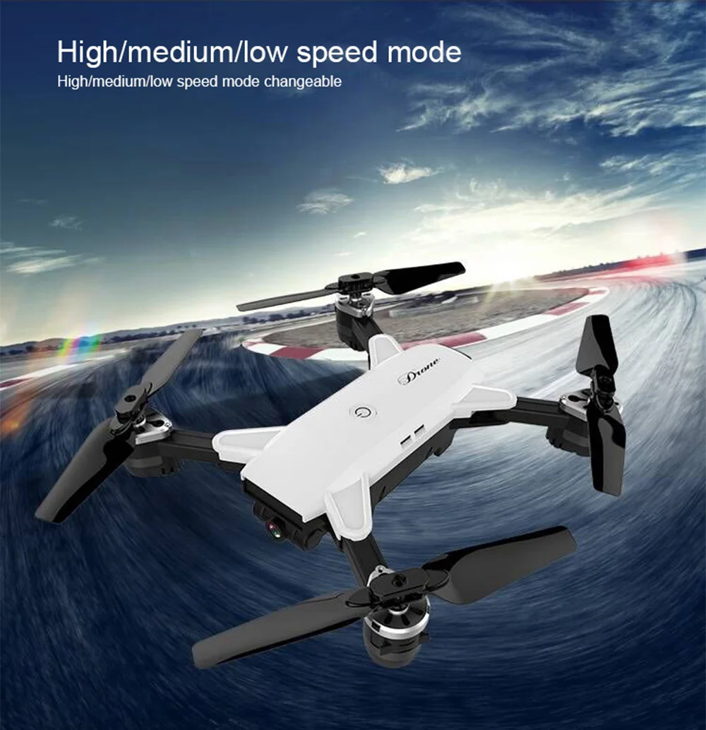 LD-250 складной Wi-Fi FPV Радиоуправляемый Дрон 2MP 720 P Камера высота Удержание траектории полета Квадрокоптер с режимом headless и светодиодный