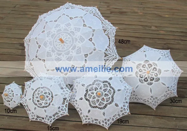 Amelie lace parasol set (3)