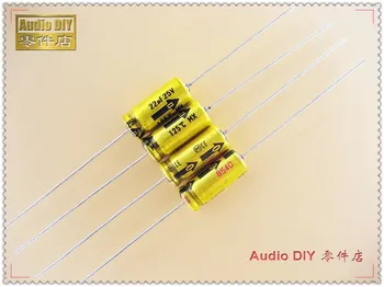 

20PCS/100PCS MX Series 22uF 25V 25v22uf High Temperature Axial Capacitor