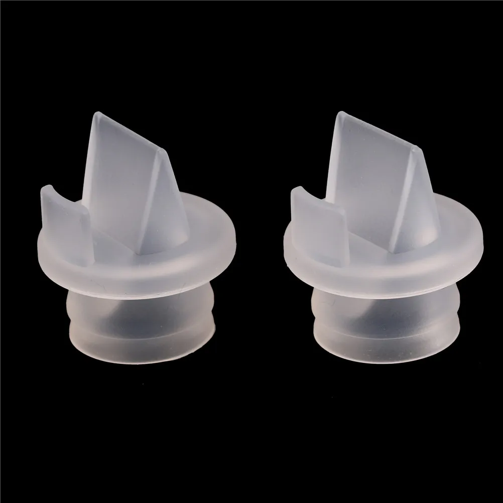 2PCS Duckbill Valve Breast Pump Parts Silicone Baby Feeding Nipple Pump Accessories Breast Valves Replacement Valves