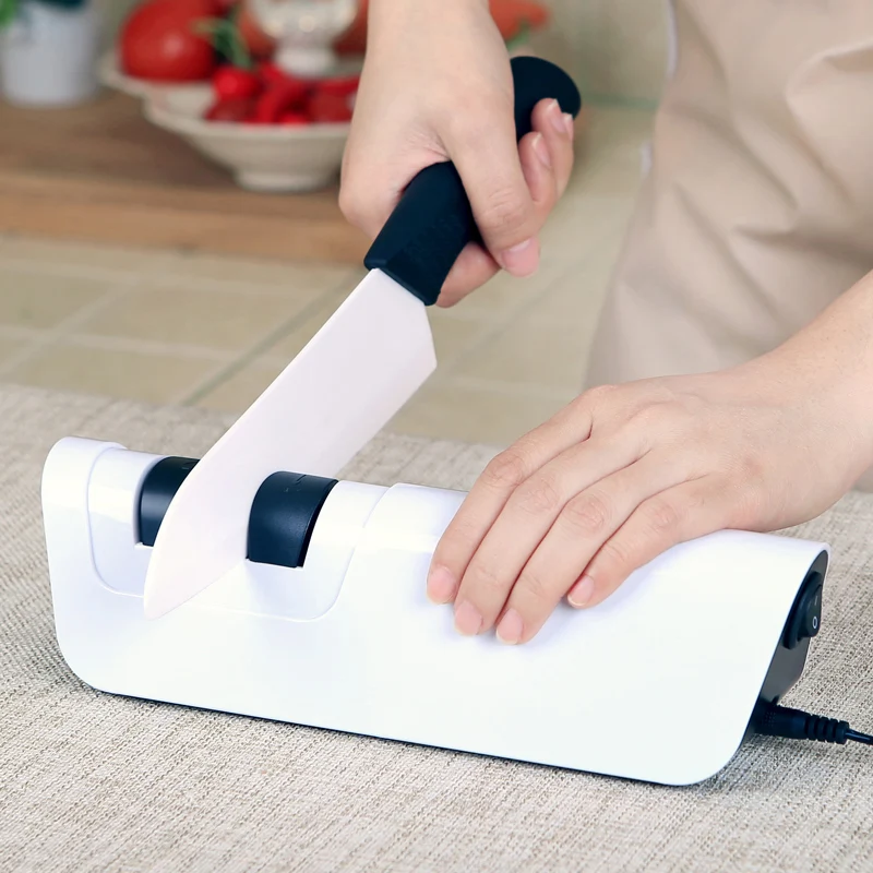  RISAMSHA Electric Knife Sharpener Professional Diamond Knife Sharpener Blade Sharpening Kitchen Too - 32972766484