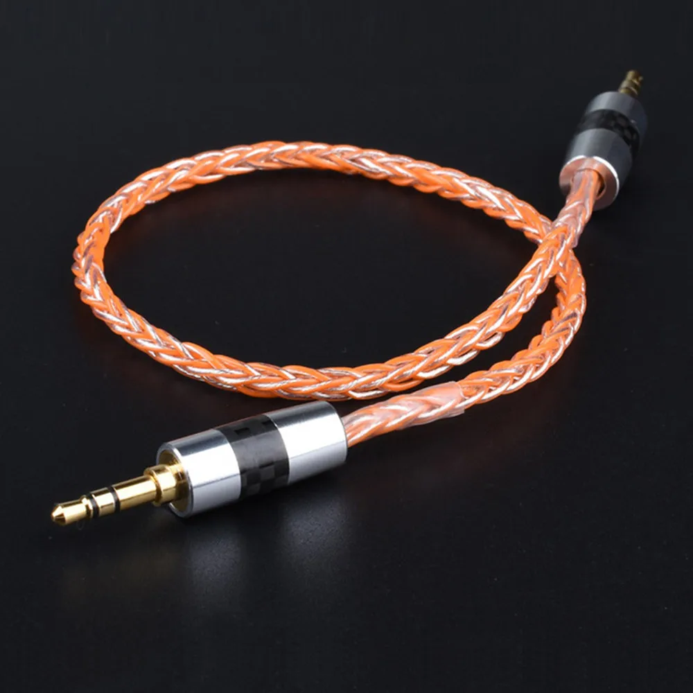 3 5mm Jack Aux Audio Cable Male To Male For Samsung Galaxy S8 Car Headphone Copper And Silver Mixed Aux Cable 0 3m 0 5m 1 2m