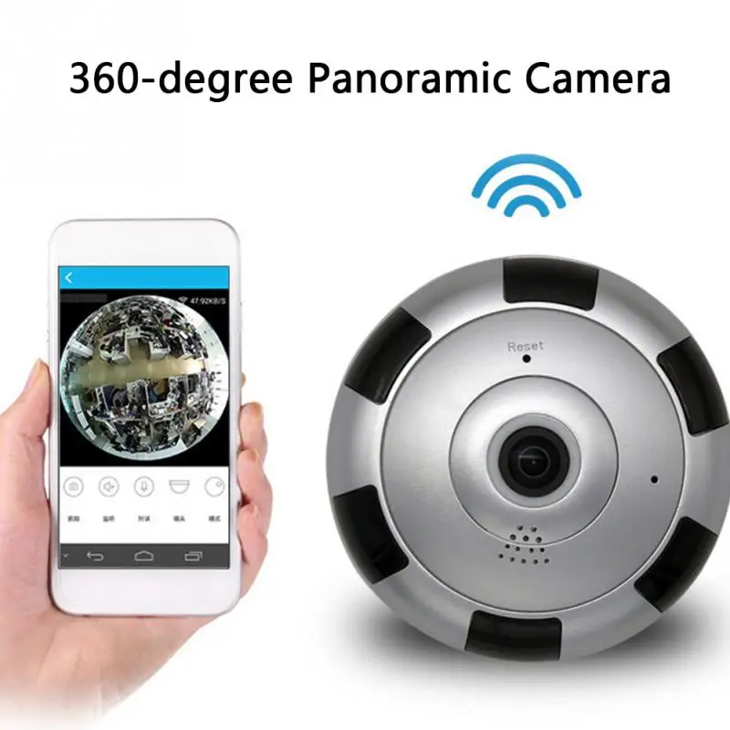 

360degree Wireless Camera Panoramic Wireless HD mini Camera Recorder Video Security Audio Night Vision