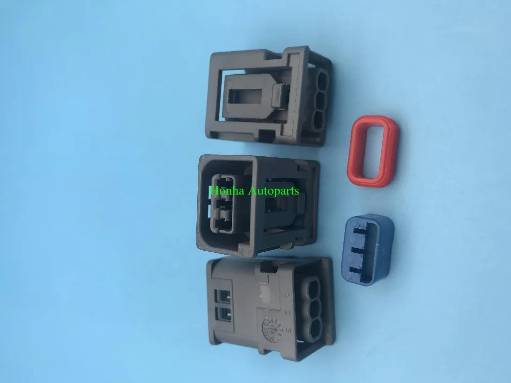 

DJ70266Y-2.3 3-контактный гнездовой разъем для топливного инжектора, штепсельная вилка с клеммой для Ford 1W7T-14A464-MA