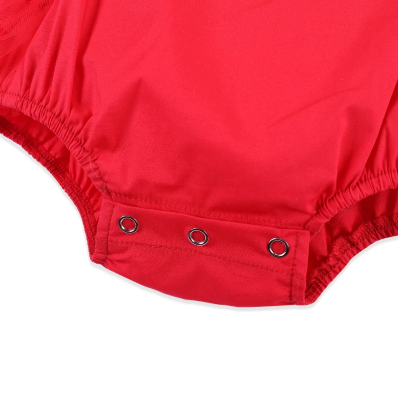 2018 Summer Newborn Bodysuits Sleeveless Carters Baby Girl Red Color Lace Jumpsuit Dress Baby Bodysuits