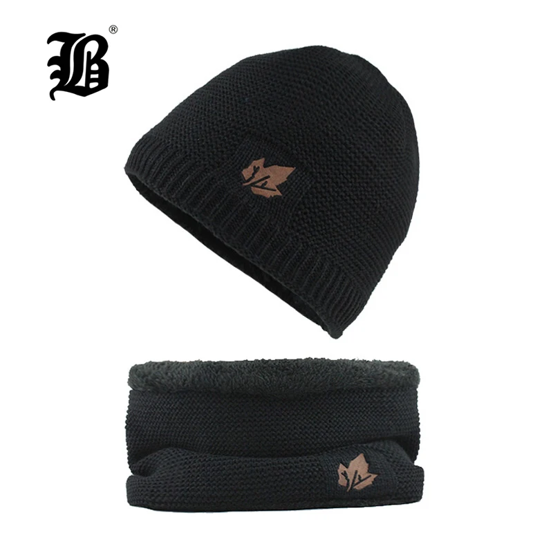 [FLB] Skullies Beanies Winter Knitted Hat Beanie Scarf Men Winter Hats For Men Women Caps Gorras Bonnet Mask Brand Hats F18034