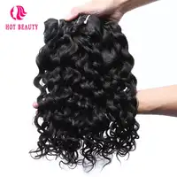 Hot Beauty Hair Water Wave 3 รวมกลุ่ม Deal 10-28 นิ้วผมธรรมชาติสีฟรีการจัดส่ง Remy ผม