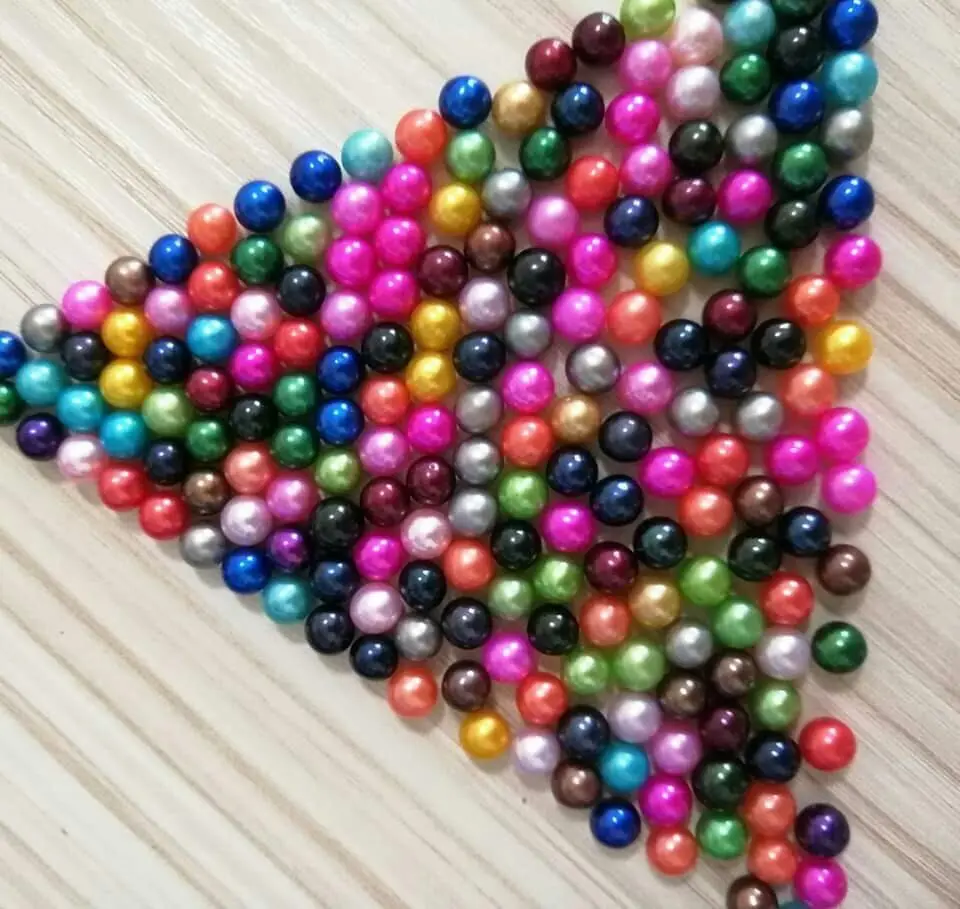 

30 pcs Round Pearl Mix colors pearls loose pearls AAA Grade 6-8mm Round Beads pearls LP02